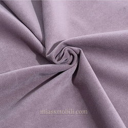 Кровать двойная с мягкой головной и без ножной спинки Лоренцо пудра